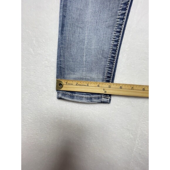 Miss Me Signature Skinny Women's Size 26 Patched Distressed Rhineston Jeans - Picture 10 of 14